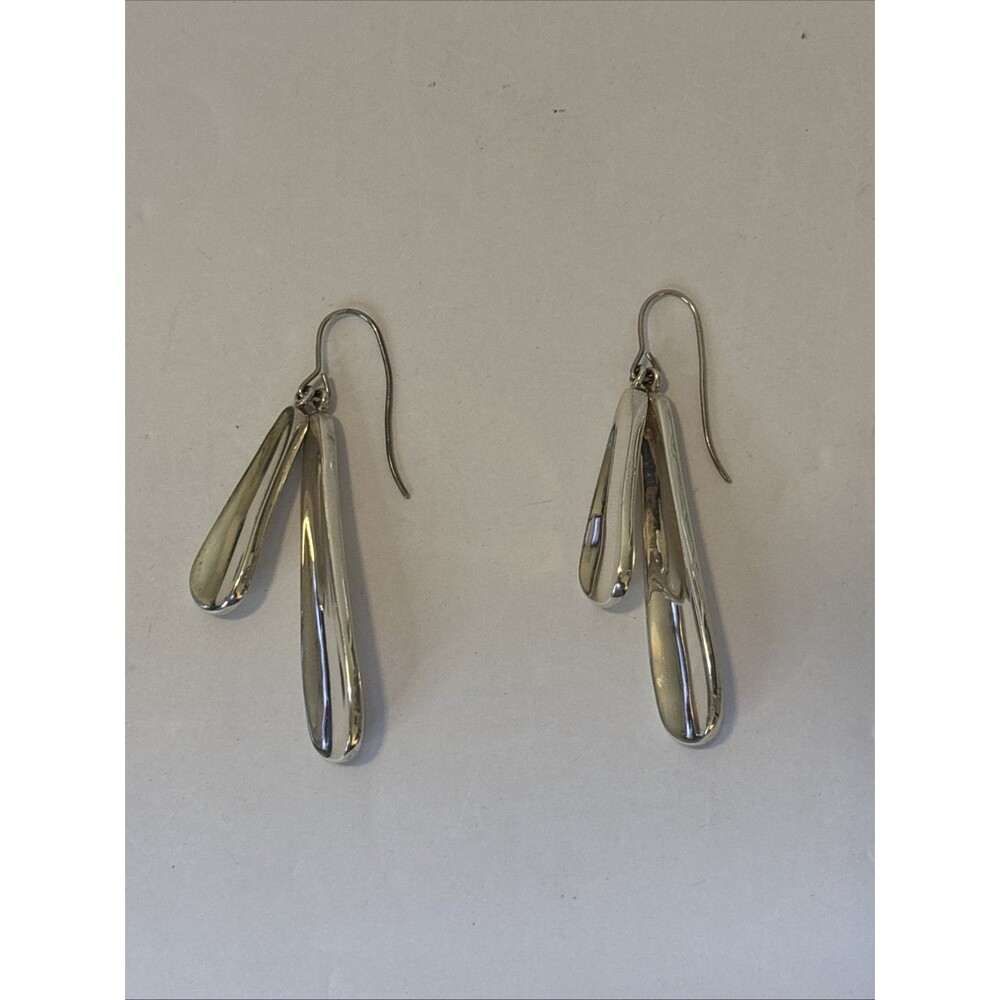 Robert Lee Morris RLM Studio Sterling Silver 925 Modernist Dangle Earrings
